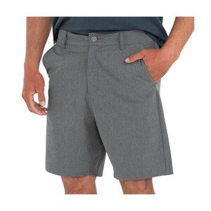 Free Fly Apparel Hybrid Short II 7" Inseam Men's in Heather Graphite